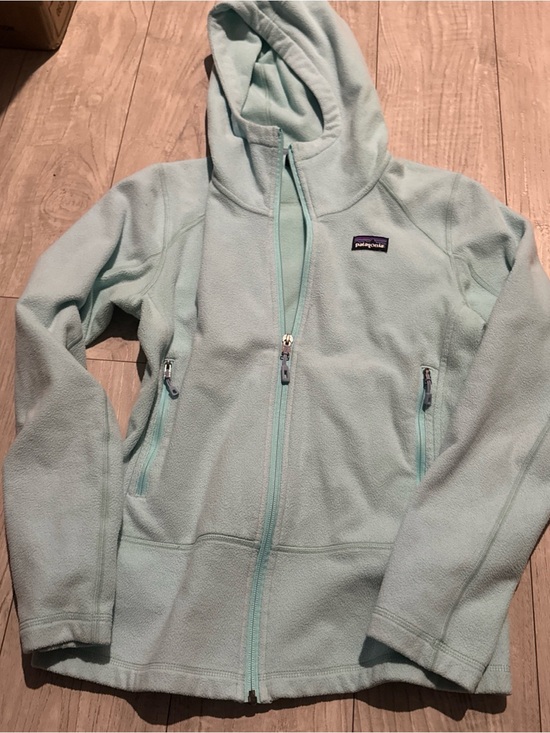 Patagonia Jackets & Blazers - Patagonia Women’s Light Mint Fleece Hoodie Jacket